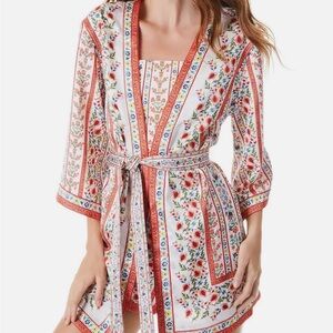 Alice + Olivia Floral Kimono